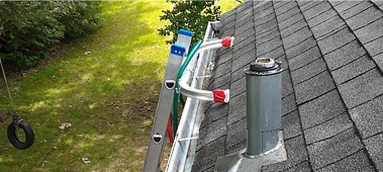 clean and clear gutter guard installation